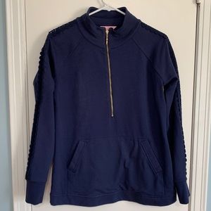 Lilly Pulitzer eyelit popover, small, worn once